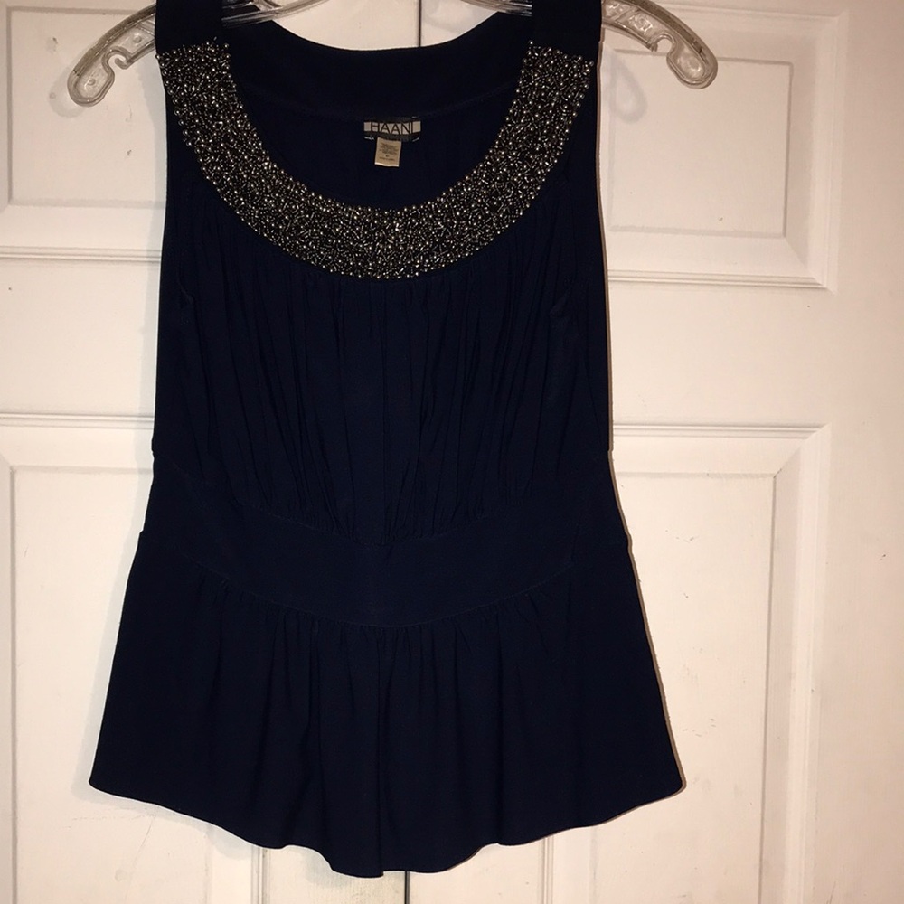 Women’s HAANI Beaded Peplum Top